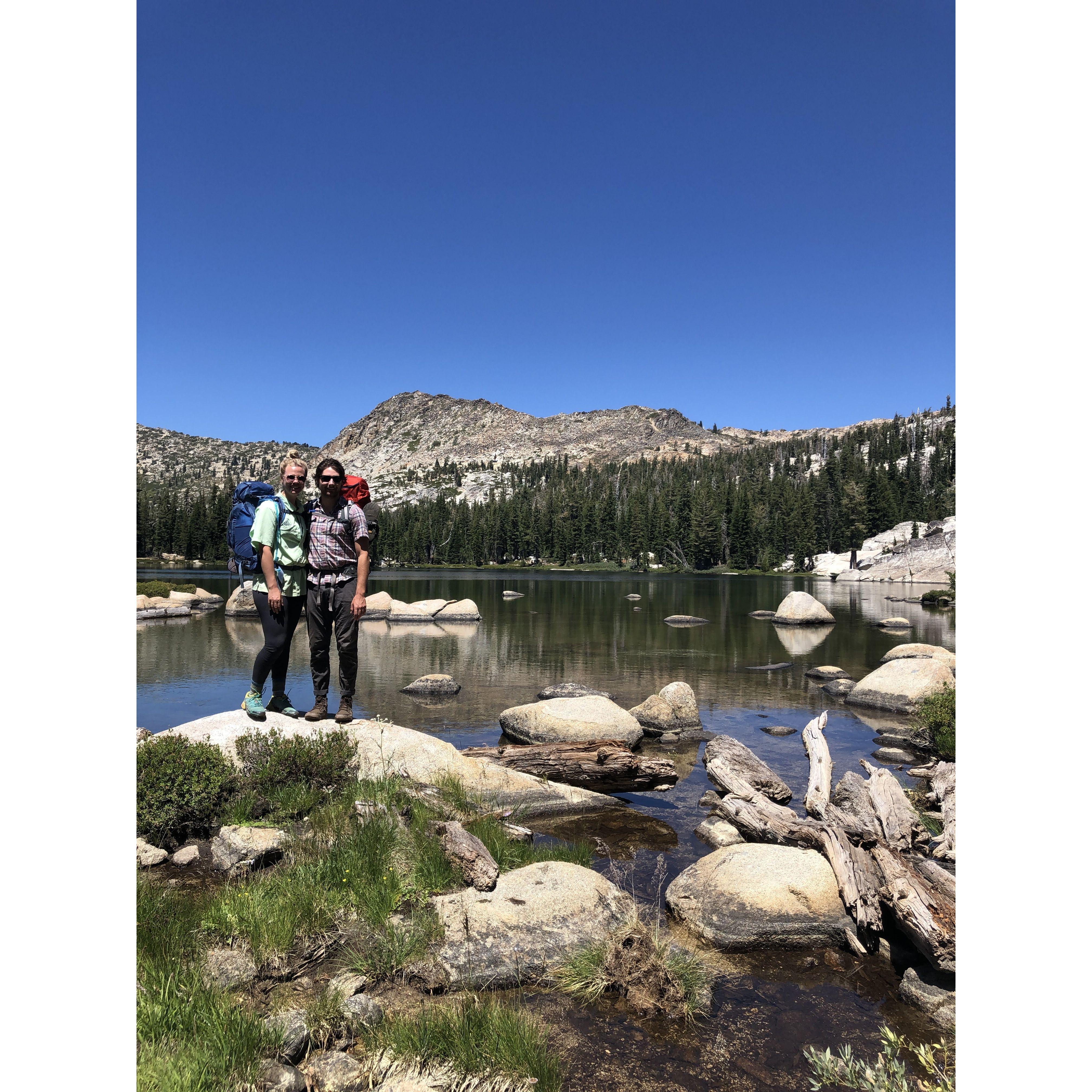 Backpacking trip in Desolation Wilderness, Aug. 2020.