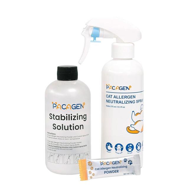Pacagen Cat Allergen Neutralizing Spray for Humans - Perfect for Home Use, Immediate Results, Easy to Use, and Pet Friendly - A Few Sprays Away from A Clear Day