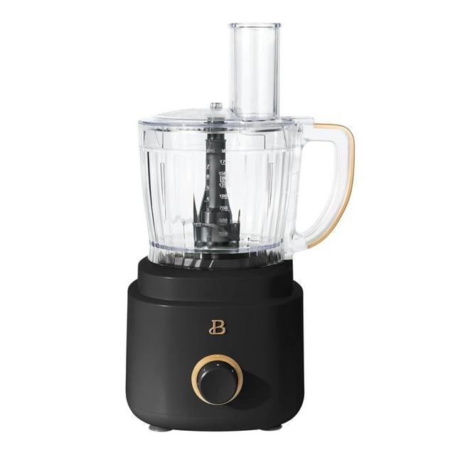 Beautiful 10‑Cup Food Processor ‑ 500 W, Variable Speed, Twist‑Lock, Dishwasher‑Safe Parts, Included Accessories (Black Sesame)