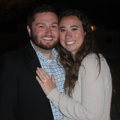The night we got engaged!