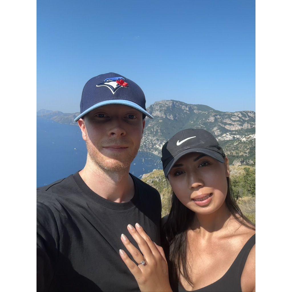 We got engaged in Amalfi, Italy!