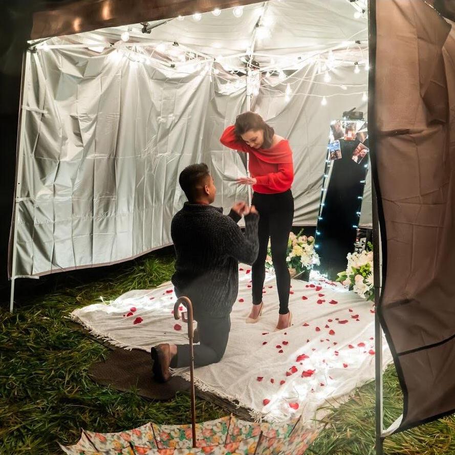 The proposal, moment 3.