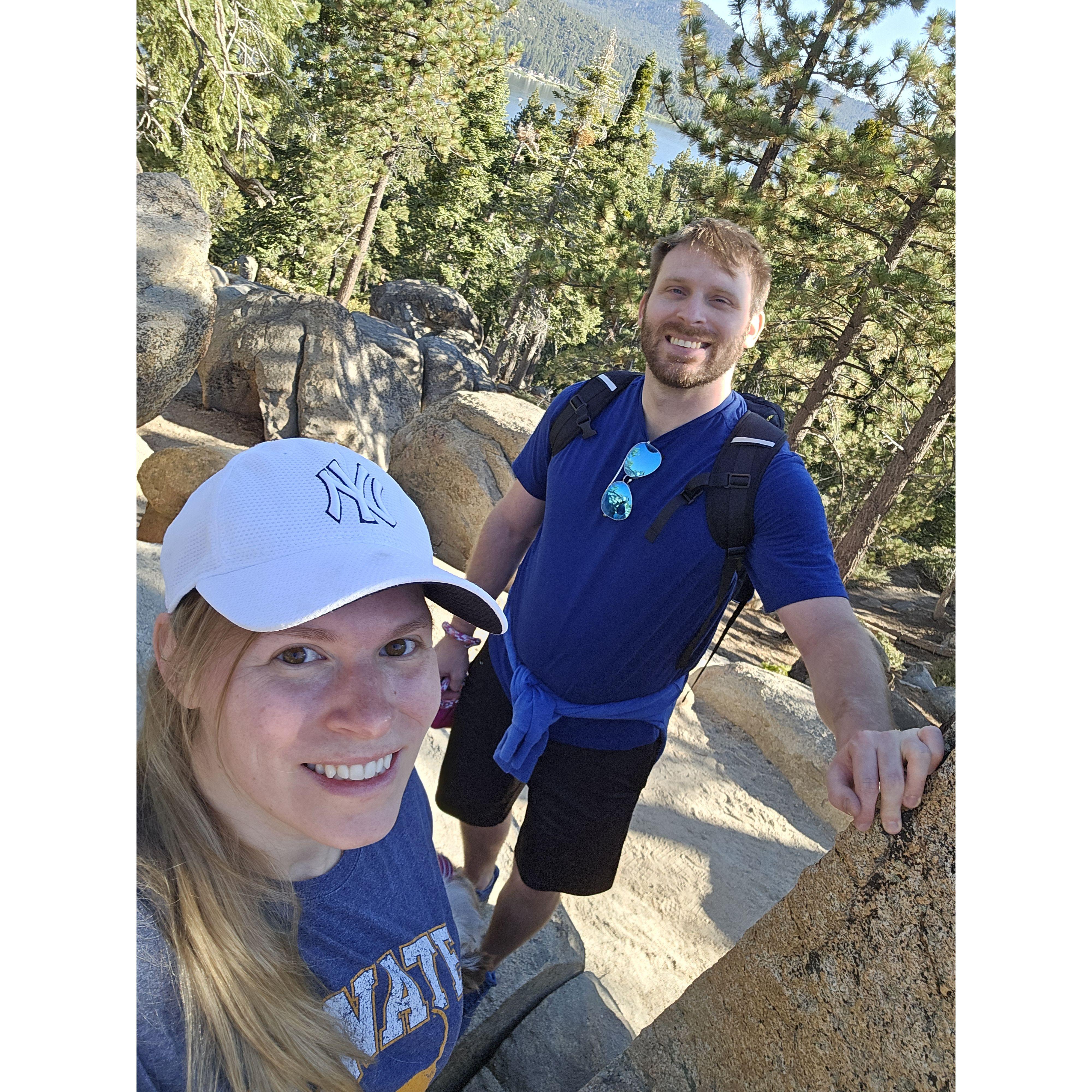 Hiking near Big Bear Lake!