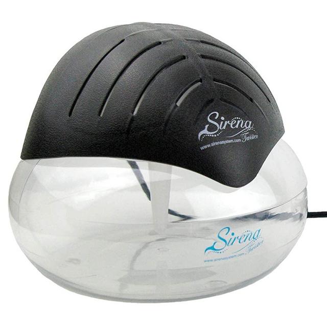 Sirena Twister Air Purifier - Water Air Purifiers For Home - Air Cleaner and Deodorizer With LED Light - Air Sanitizer For Smoke, Allergies and Pets - Dust Remover For Bedroom and Office