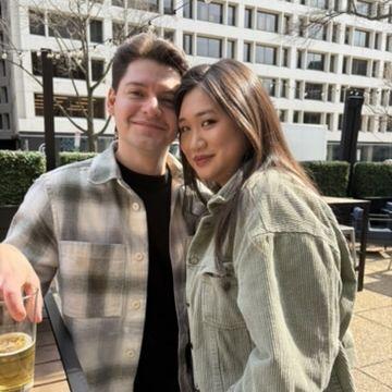 Out with friends in D.C.