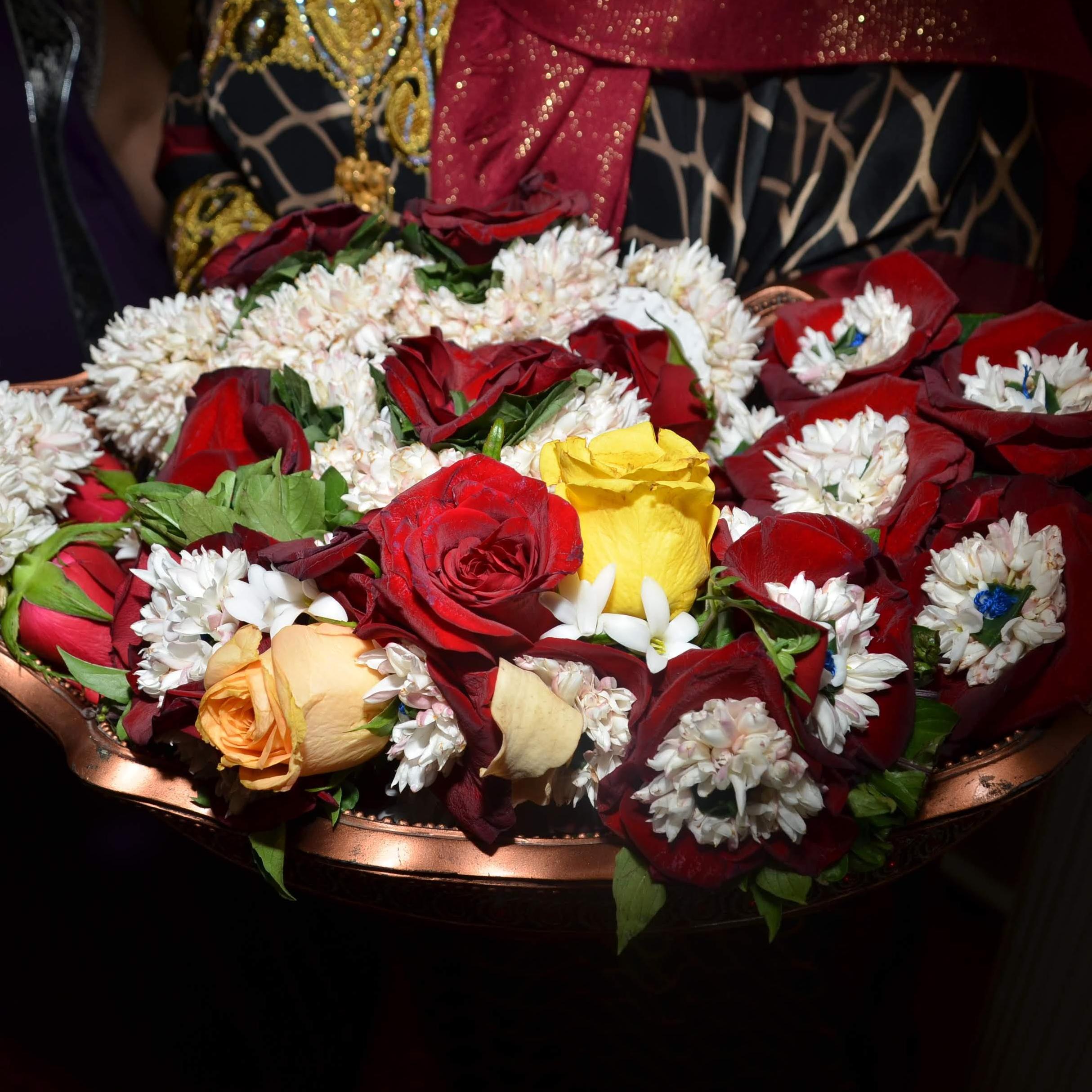 Flowers for the bride and groom