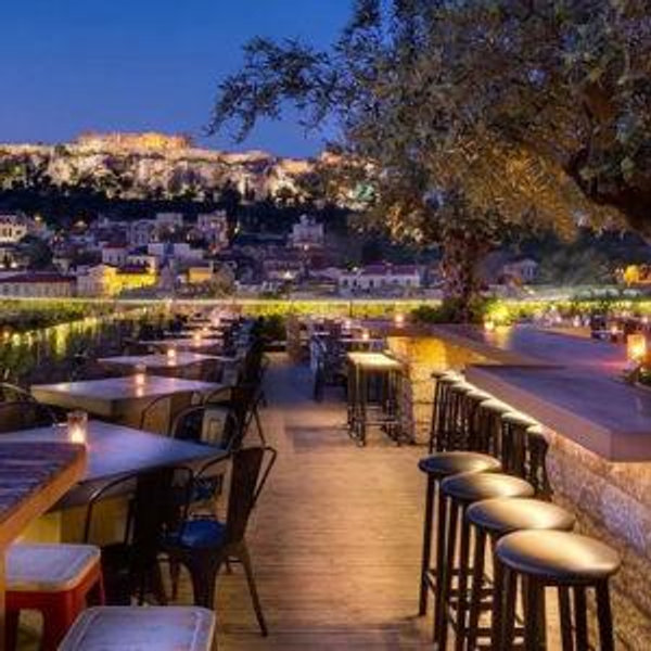 Experience the Tang of Tzatziki on the Roof Garden in Athens
