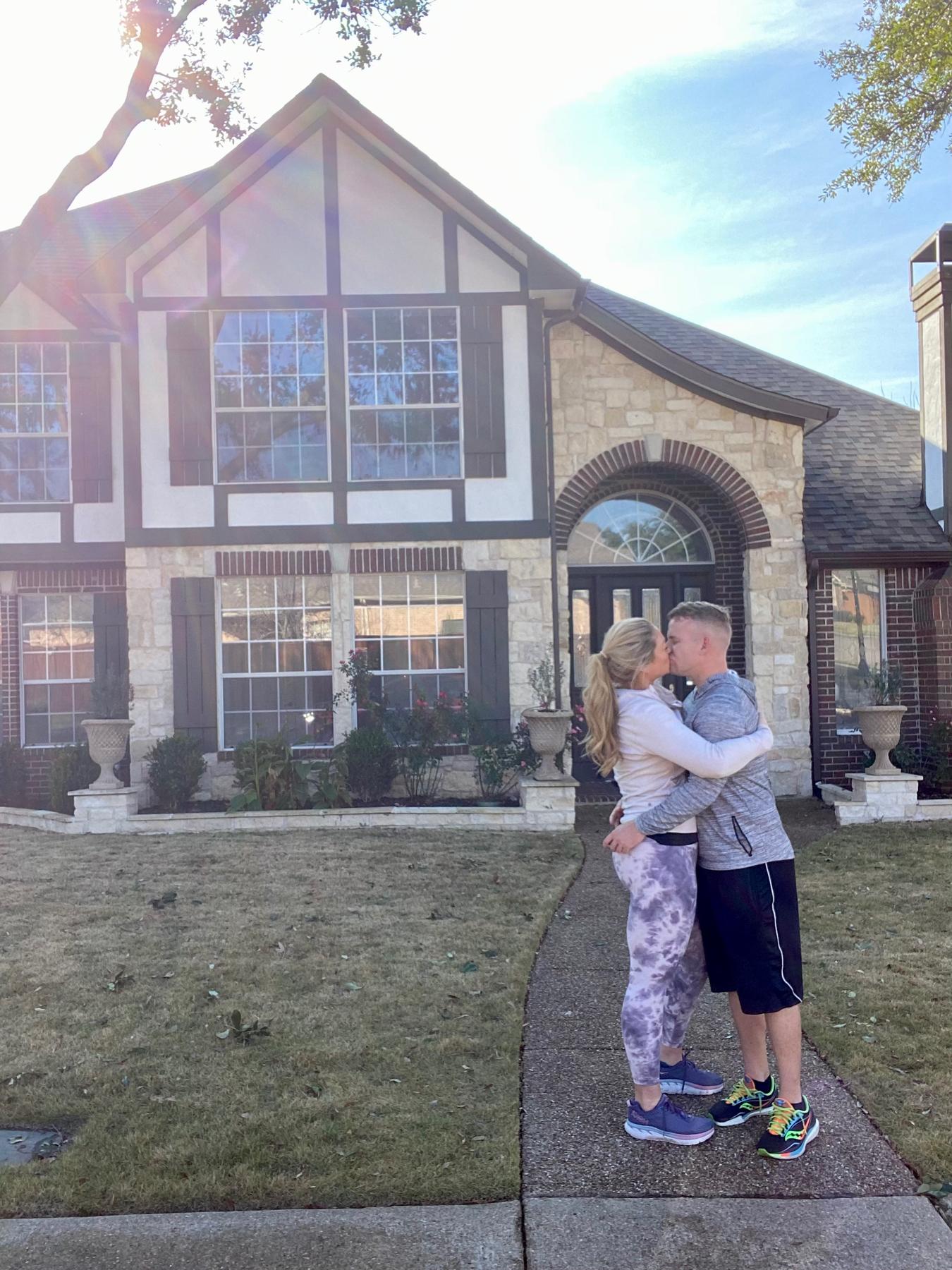 The day they closed on their home & got the keys to their future
