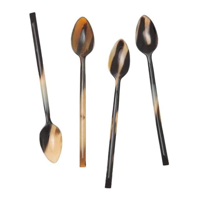 Blue Pheasant Kaarl Mixed Black Cocktail Spoon Set