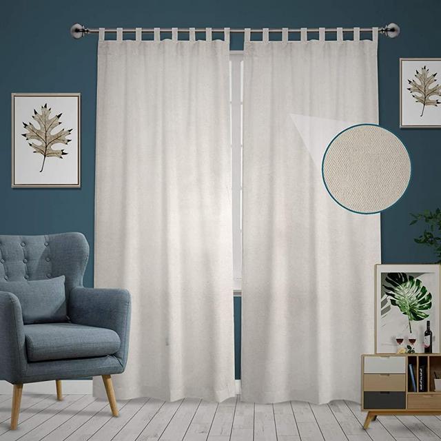 Set of 2: Canvas Drop Cloth Curtains 53"x108". Bedroom Curtains / Living Room Curtains & Outdoor Farmhouse Curtains. Classic Rustic Curtains Pair by Dirt Defense. cortinas para habitacion / sala