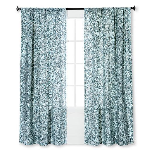 Product description page - Floral Paisley Window Curtain Panel - Threshold™