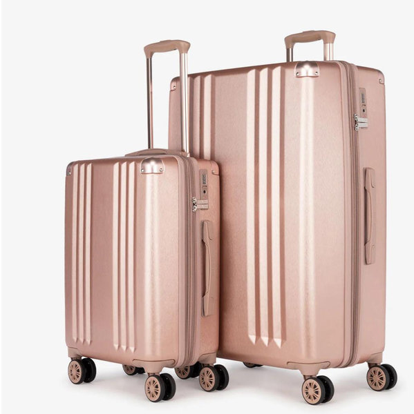 Ambeur 2-Piece Luggage Set - ROSE GOLD