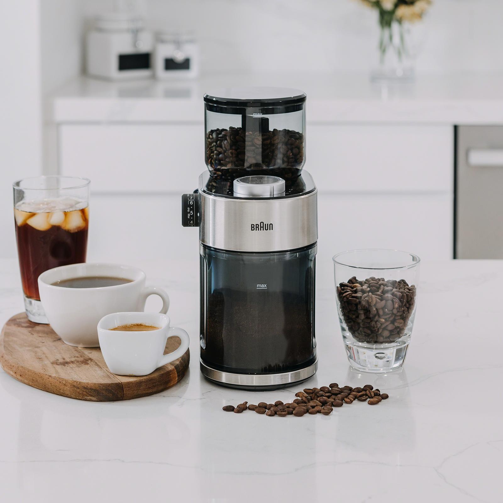 French Press Coffee Maker and Burr Coffee Grinder Combo