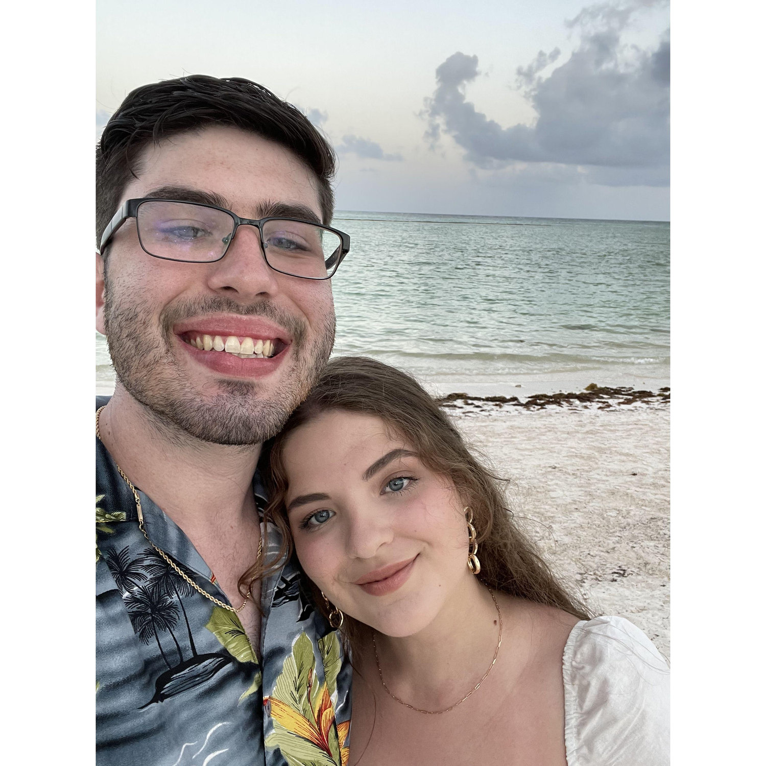Our first solo trip. Taken in Punta Cana, Dominican Republic.