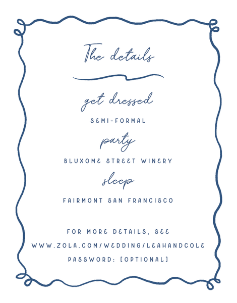 Nesso | Light Butter | Zola Wedding Enclosure Cards