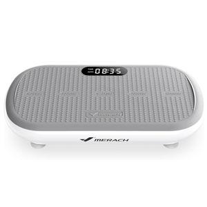 MERACH Vibration Plate Machine, Vibration Plate 440 Lbs Capacity, Bluetooth and Silicone Pedal, Vibration Plate for Lymphatic Drainage
