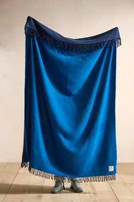 Reversible Twilight Merino Wool Throw