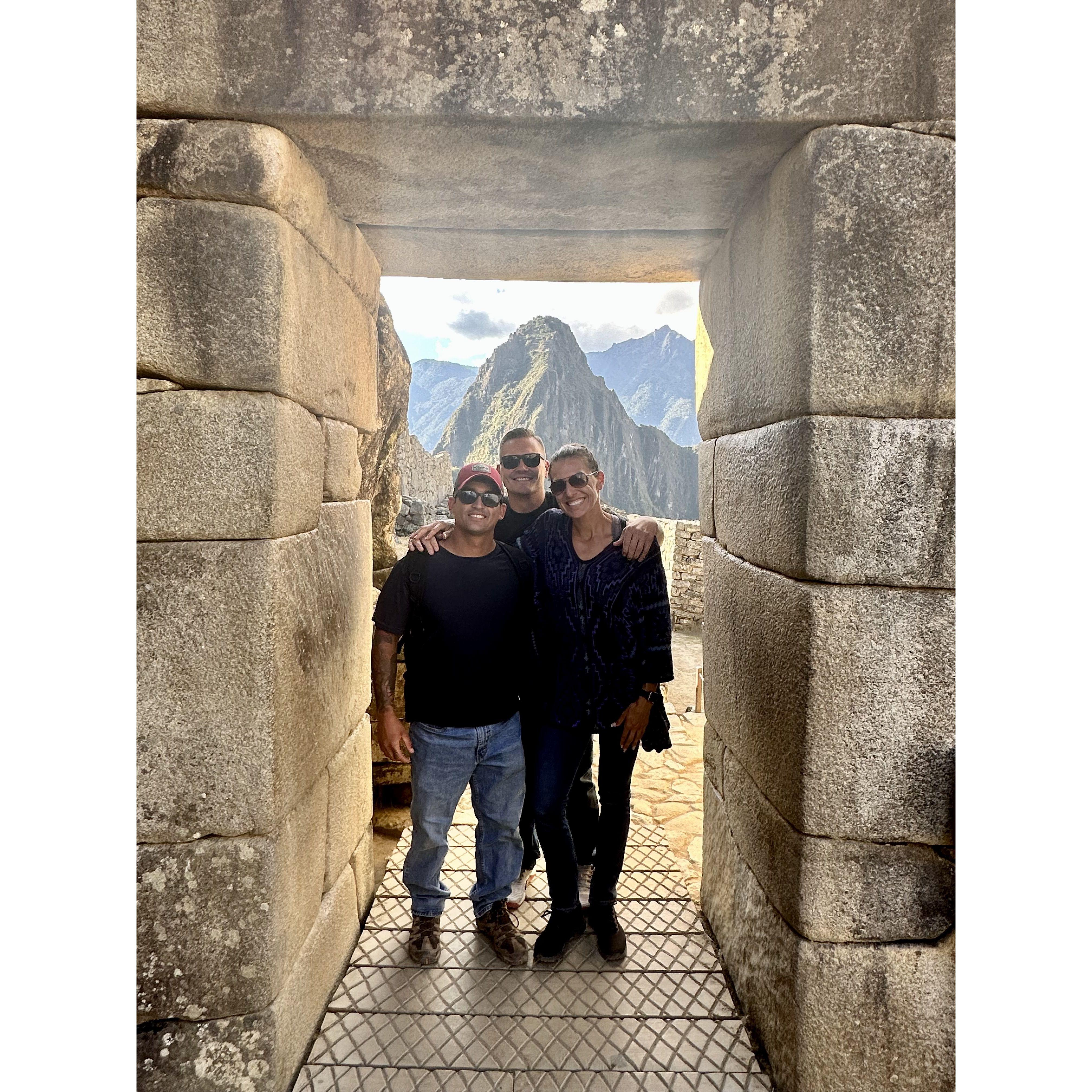 Matchu Pitchu with our friend Zane