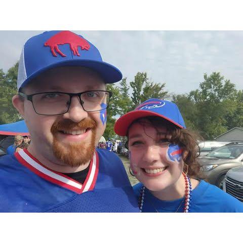 Daniel's first NFL game. Buffalo Bills vs New Orleans Saints- he was baptized by the bills mafia. Sorry Bears. Go Bills!     September 2025