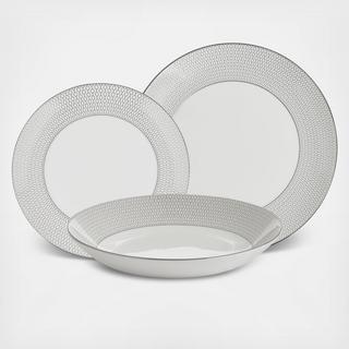 Gio Metallic 3-Piece Place Setting, Service for 1