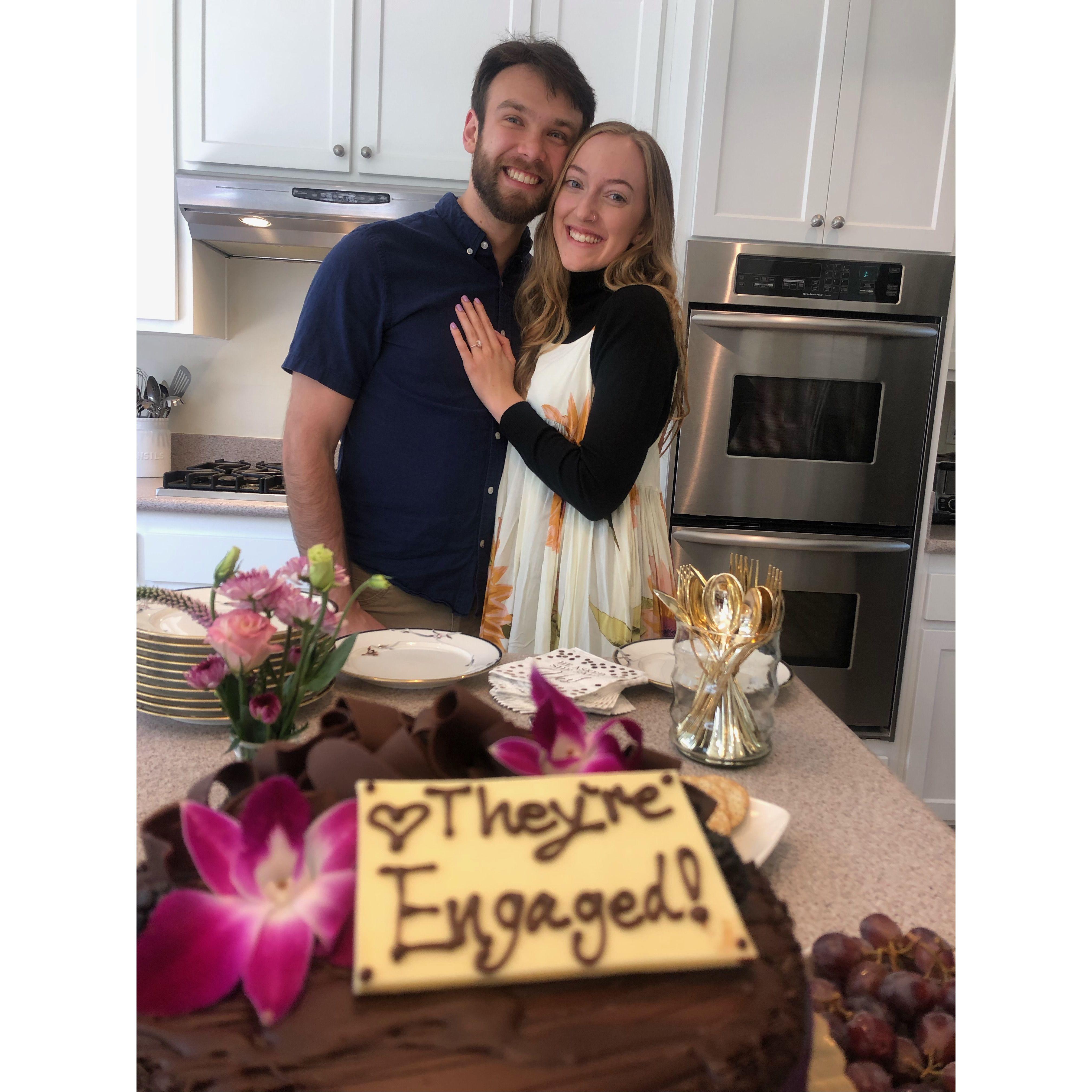 Surprise engagement party!