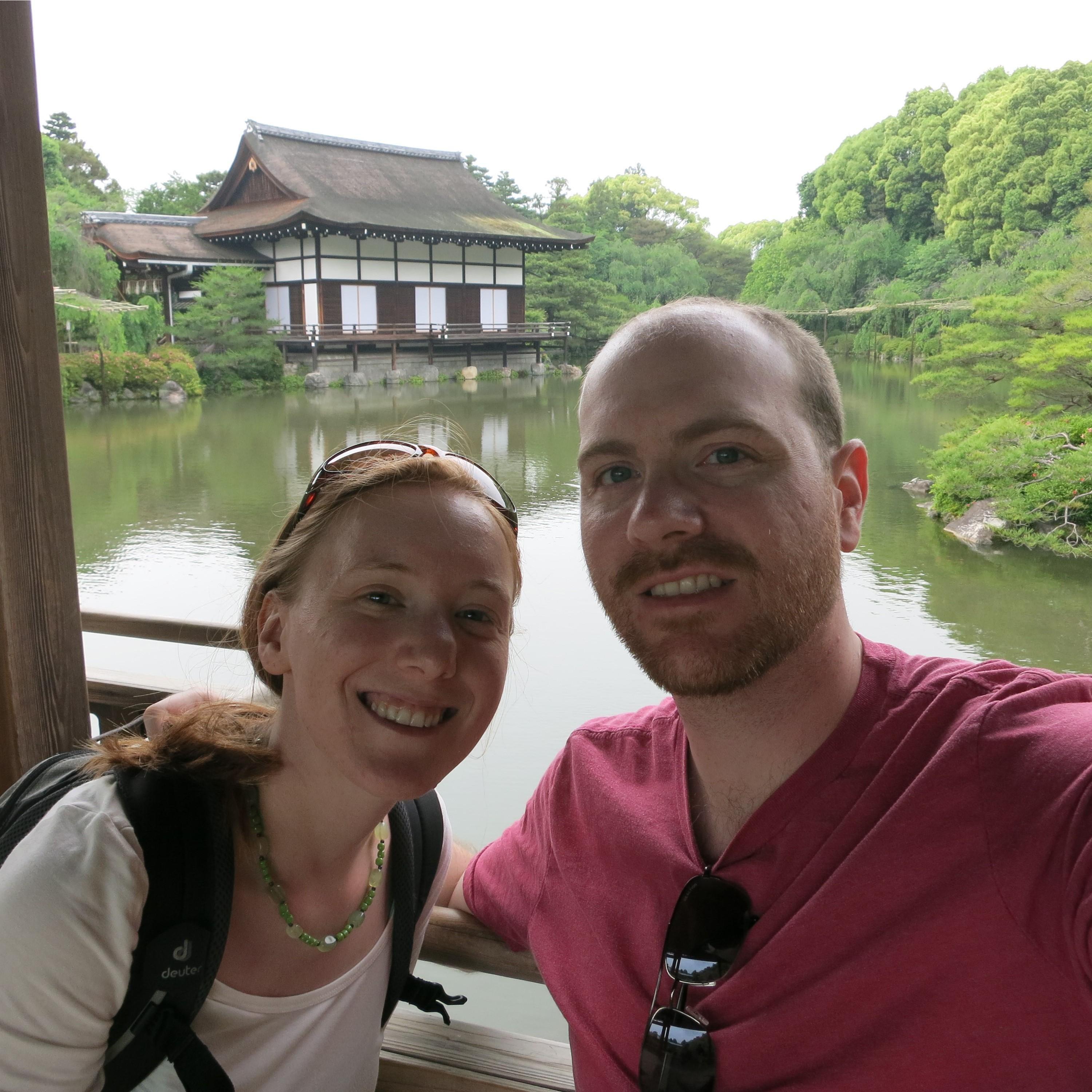 Temple-hopping in Japan.