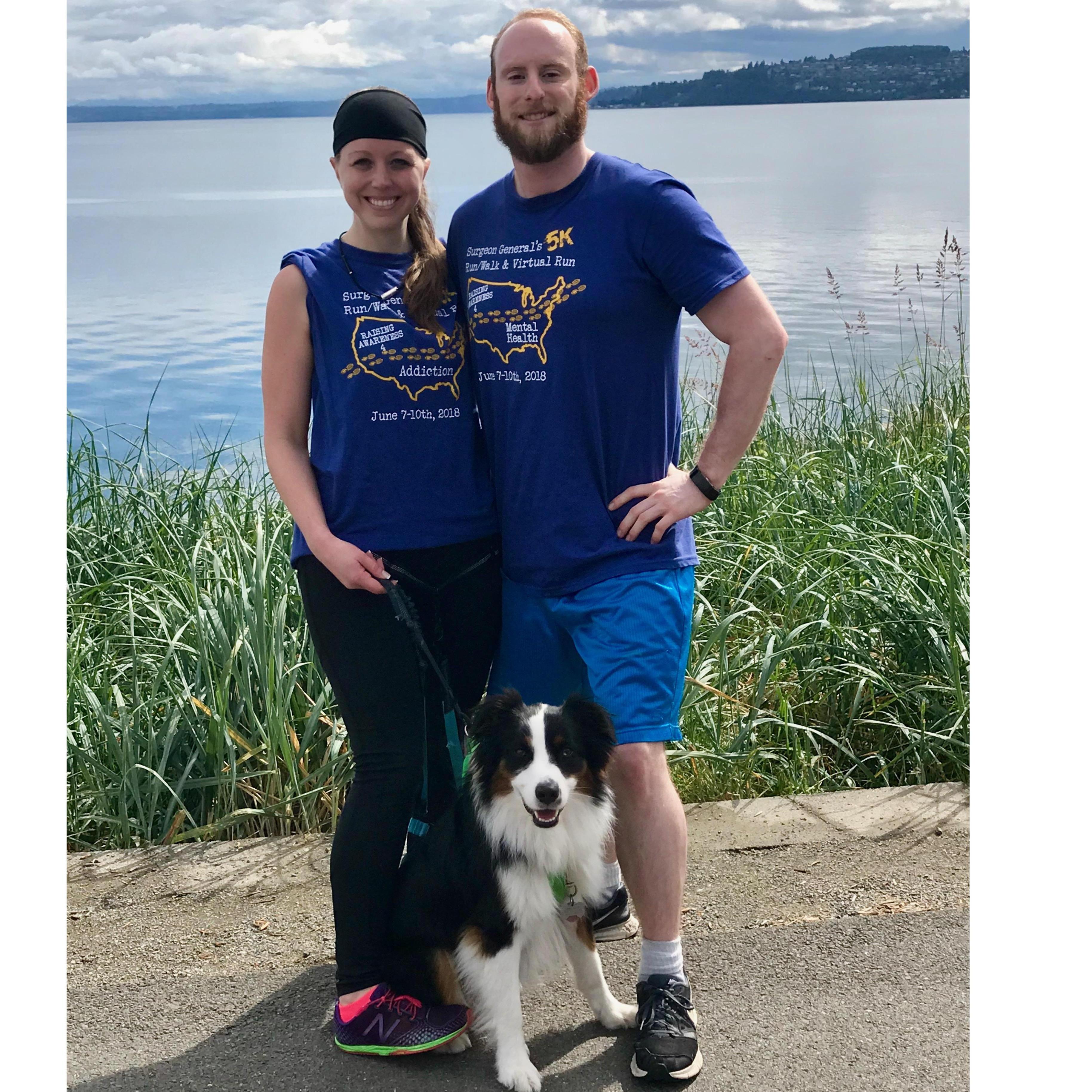 Surgeon General's 5K in 2018 at Ruston Way in Tacoma, WA