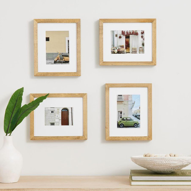 Wood Gallery Frame, 9"x11" Overall (4"x6", 5"x7" Opening) - Natural