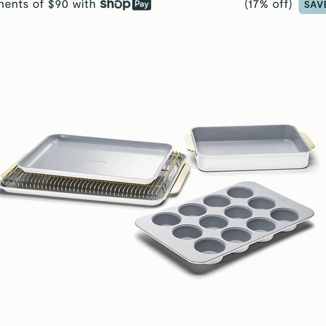 Half Bakeware Set