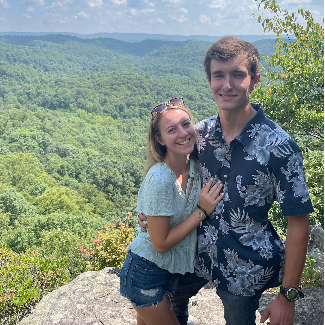 Final pictures before Nick popped the big question. Can you see the nervousness??