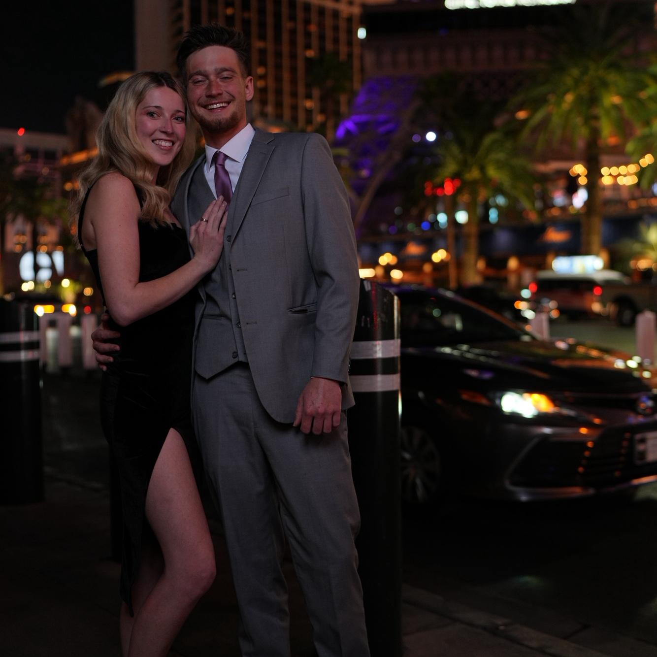 Right before we got engaged and I had no idea!