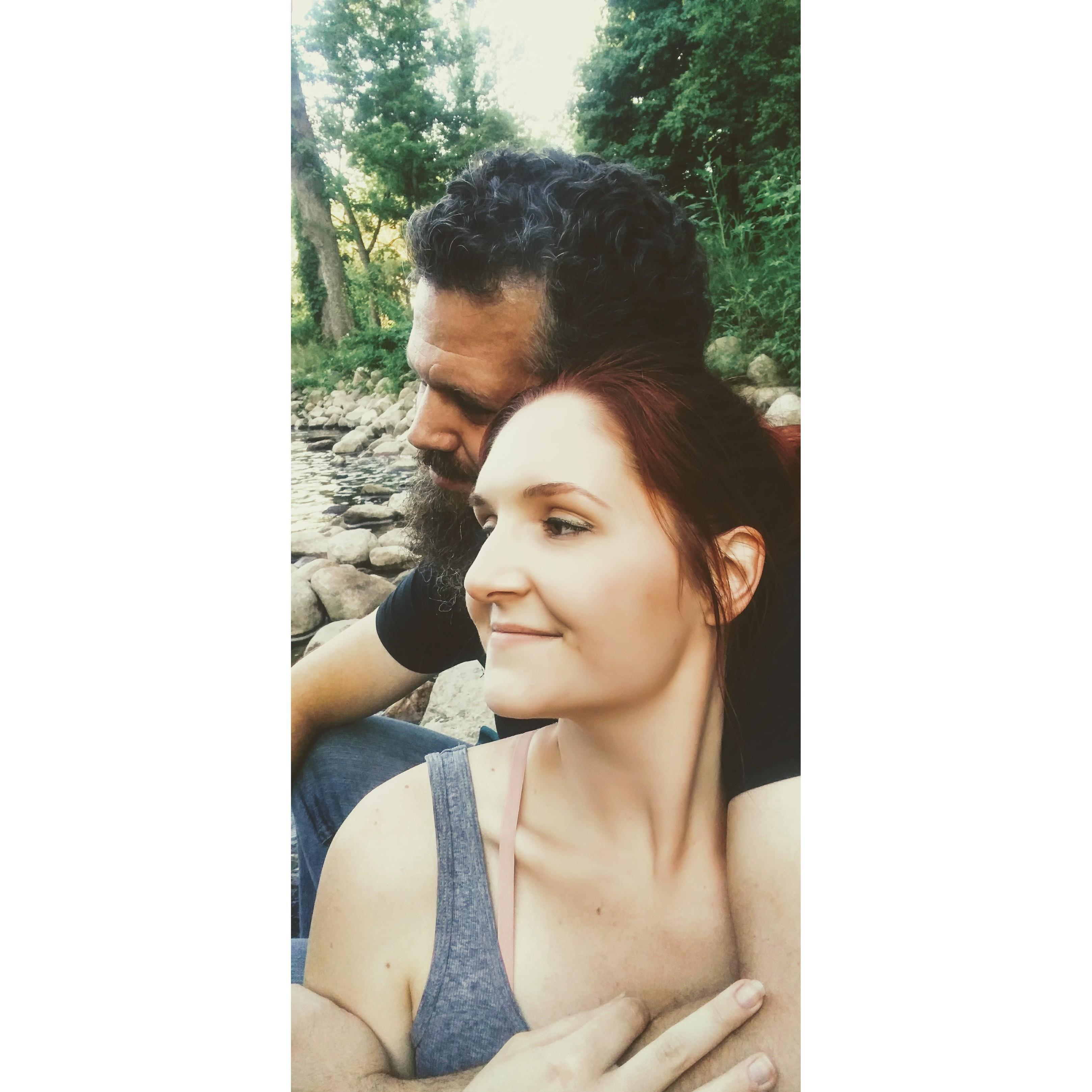 I love hiking with this guy ❤