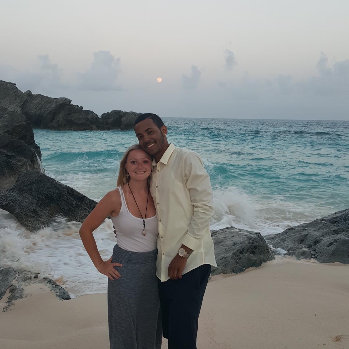 Bermuda

Fun fact - this photo was at a wedding they were asked to crash by some strangers they just met!