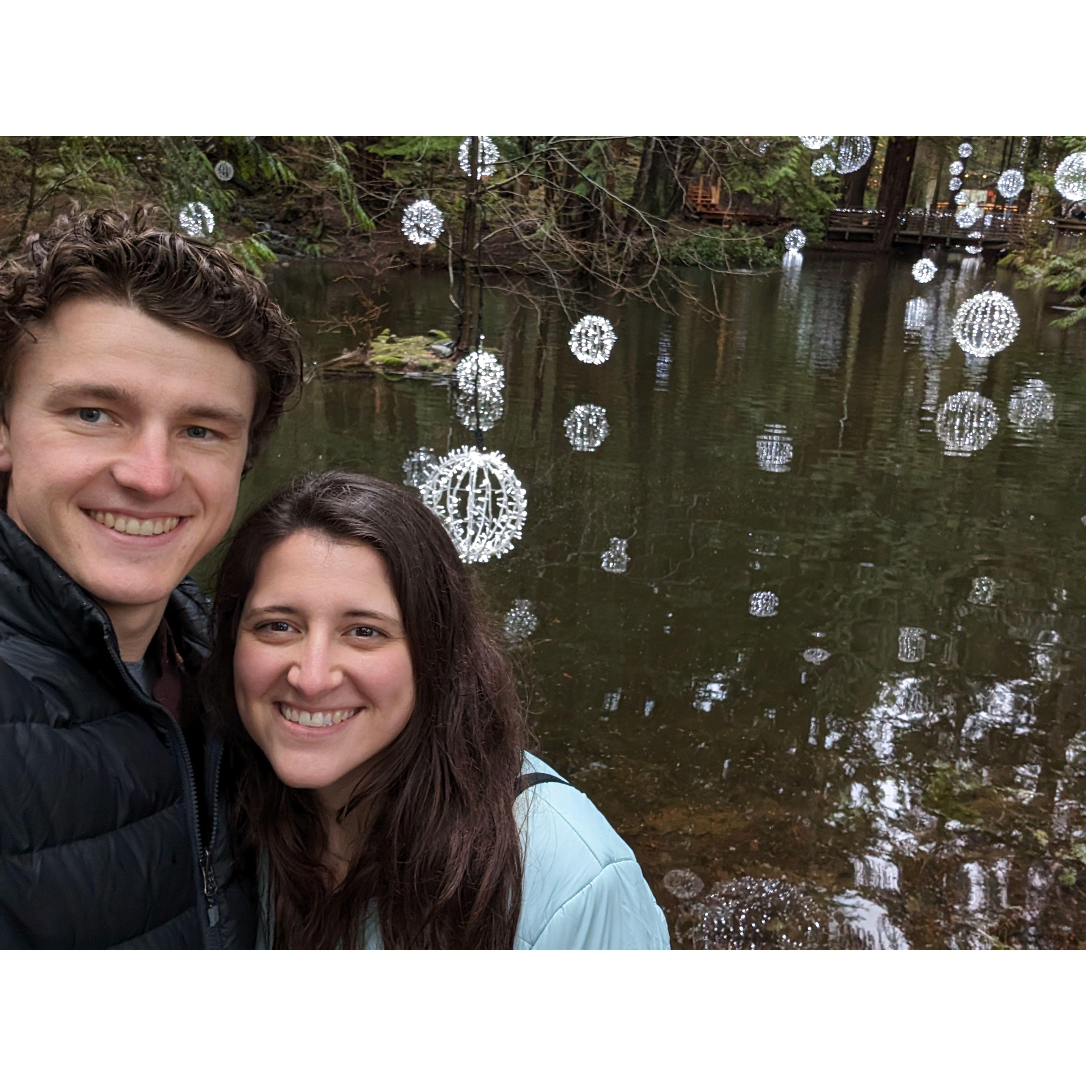An hour before Will proposed. Monica had no idea!