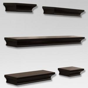 Traditional Shelf Set 5pc - Brown - Threshold™