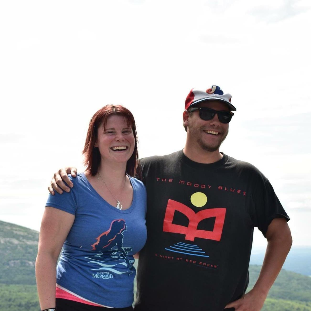 With her brother Jordan on top of Cadillac Mountain in Maine