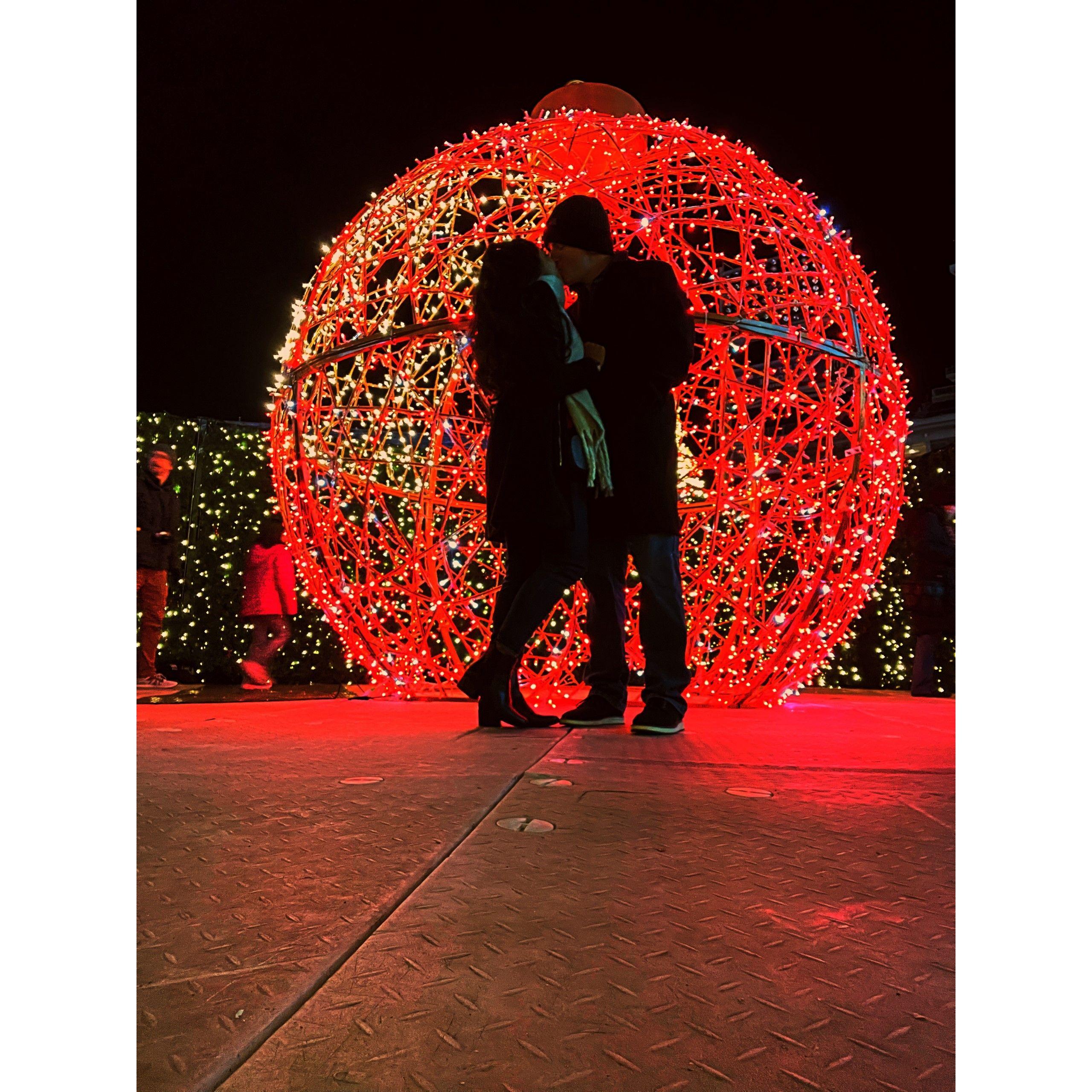 Our First Christmas together; December 2021.
