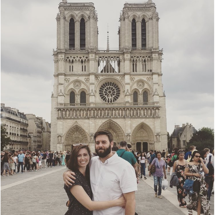 Our first trip to France together.