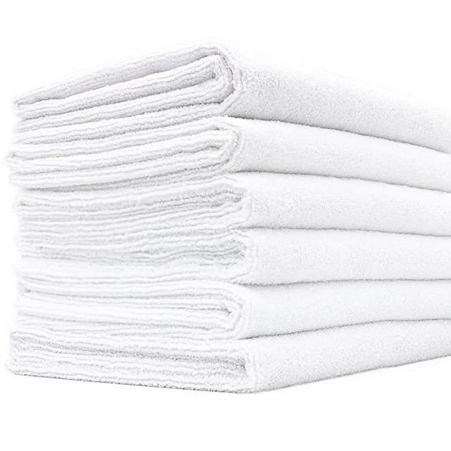 THE RAG COMPANY (6-Pack) 16 in. x 27 in. Spa, Gym, Yoga, Exercise, Fitness, Sport and Workout Towel - Ultra Soft, Super Absorbent, Fast Drying 365gsm Premium Weight Microfiber Terry