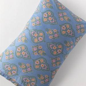 Mix & Match Cotton Pillowcase, Single - Blue Willow Medallion