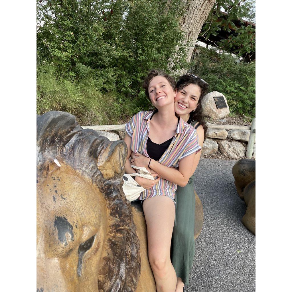 Saying I love you at Zoo Brew