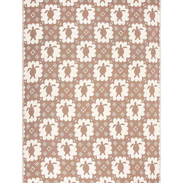 Sand Cloud Throw Blanket for Bed & Couch (Taupe) - 100% Turkish Organic Cotton & Jacquard Weave with Twisted Tassels - Heavy Weight, Soft & Cozy Beach & Throw Blankets - 57" x 76" - Caretta Turtle