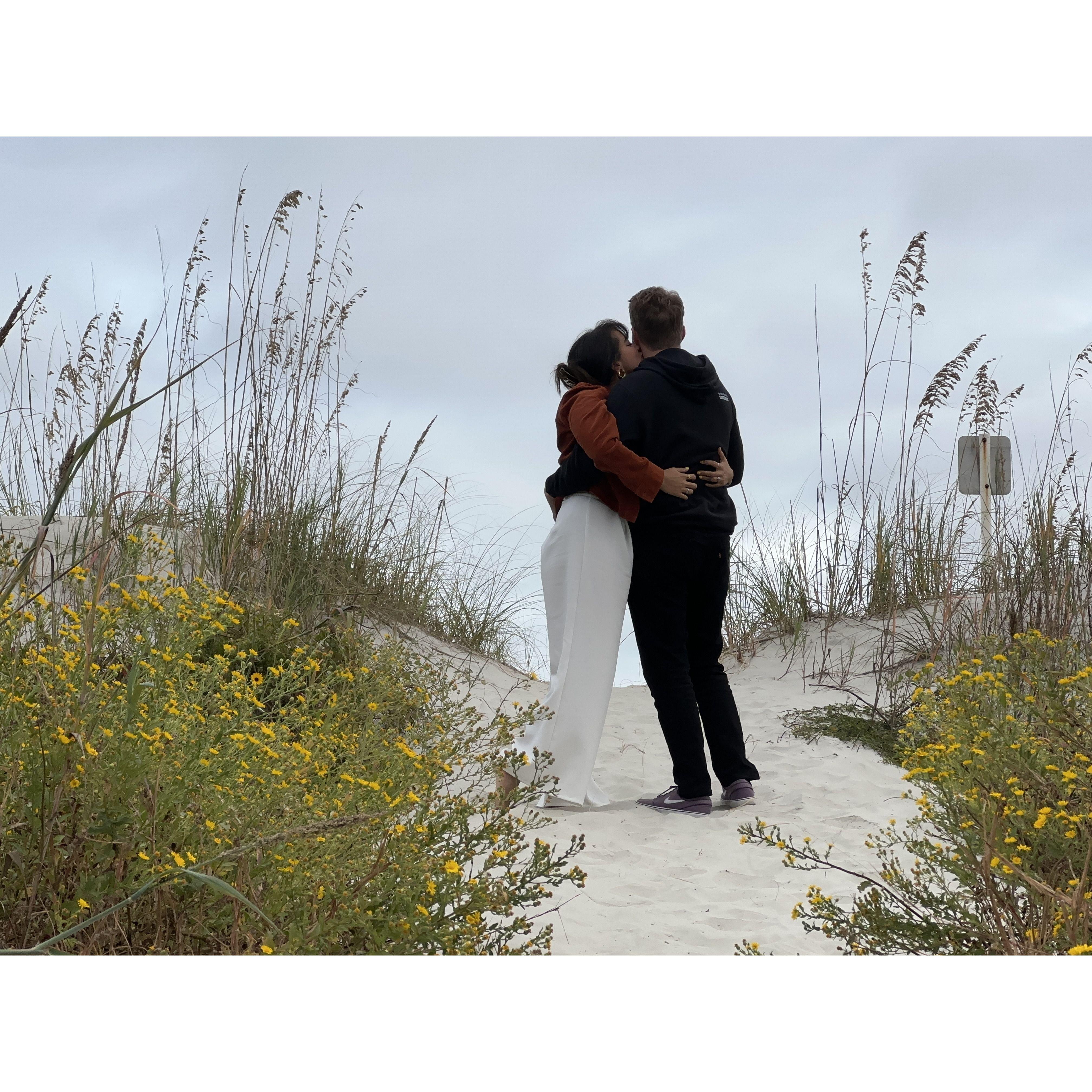 On our honeymoon in Hilton Head. 10/28/21