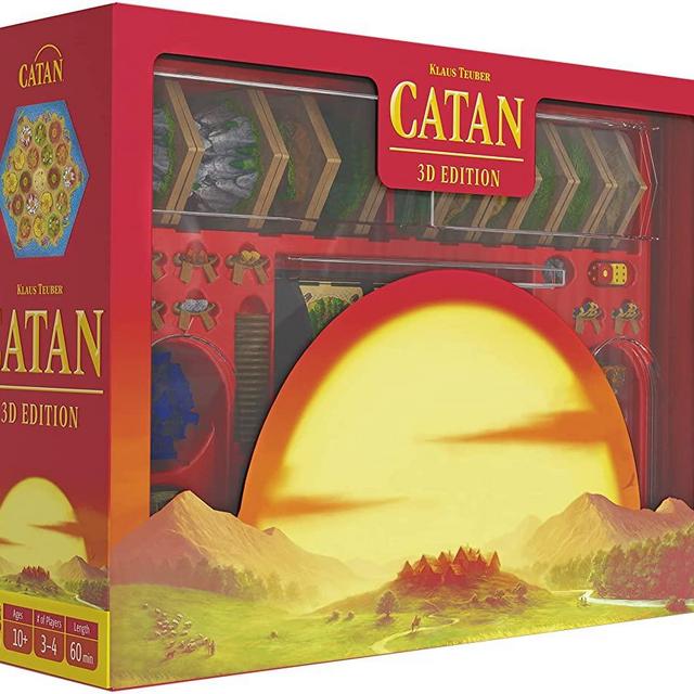 CATAN 3D Edition Board Game | Strategy Game | Family Game for Teens and Adults | Ages 12+ | 3-4 Players | Average Playtime 60-90 Minutes | Made by Catan Studio