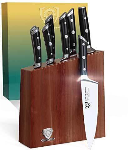 8-Piece Knife Block Set | Gladiator Series | Knives NSF Certified | Dalstrong ©