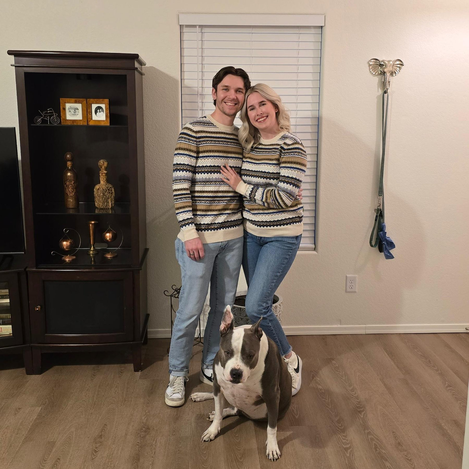 company christmas party ~ matching under the mistletoe
