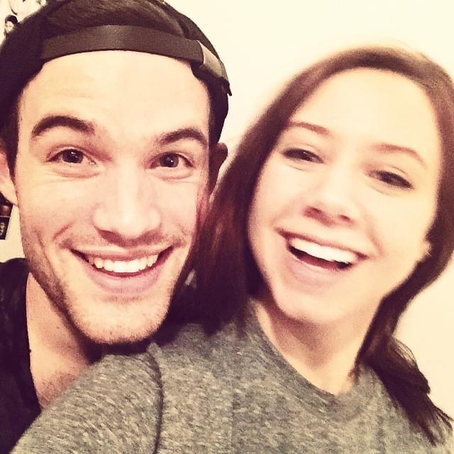 Our very first photo together, in Audrey's apartment in 2014