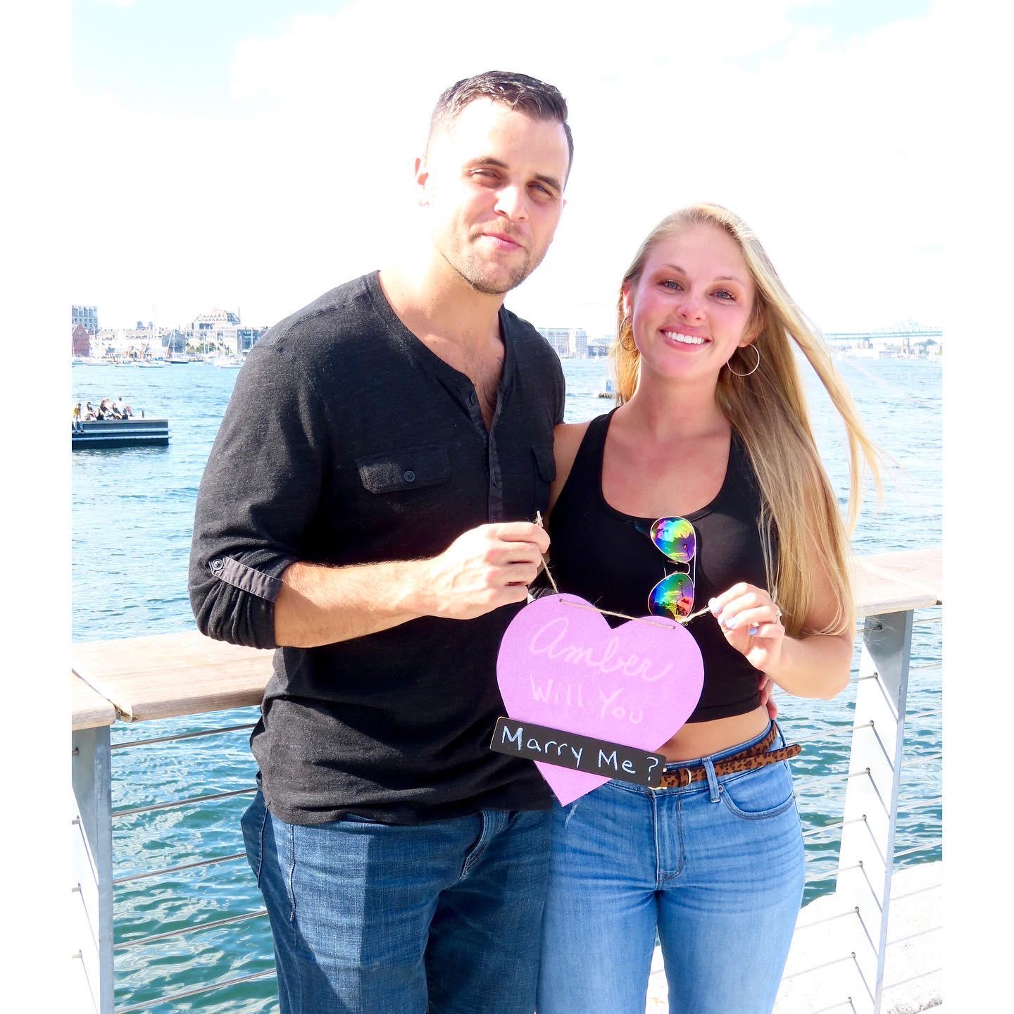 September 2020 - The newly engaged couple!! - Boston, MA