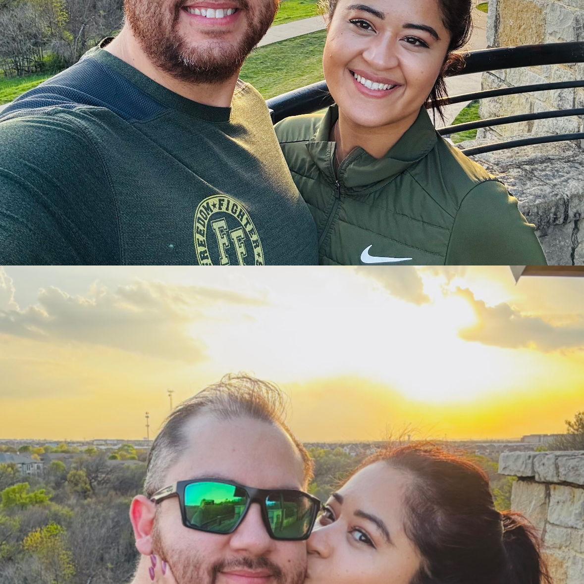 Sunset Walks mapping out our weekly calendar