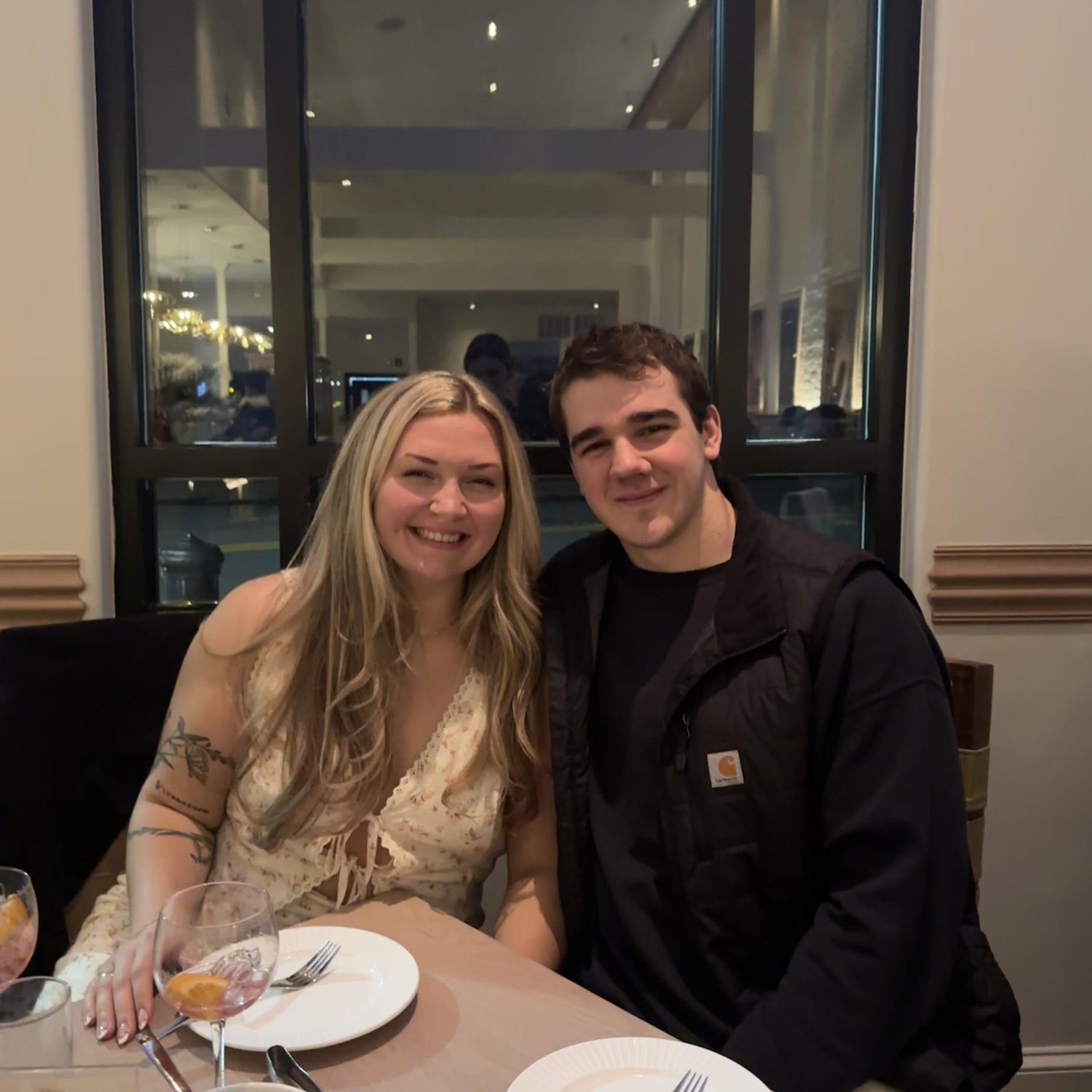 Engagement celebration dinner in Scranton, PA